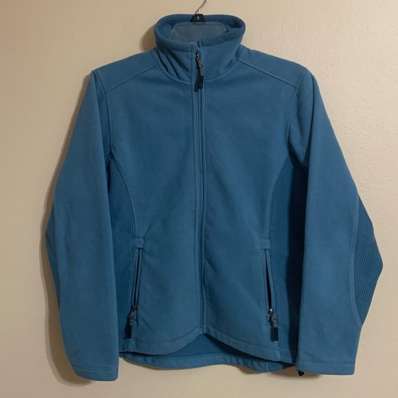 10,000 ft above sea level Jackets & Blazers - 10000 ft above sea level fleece jacket size Small womens Blue neck full zip